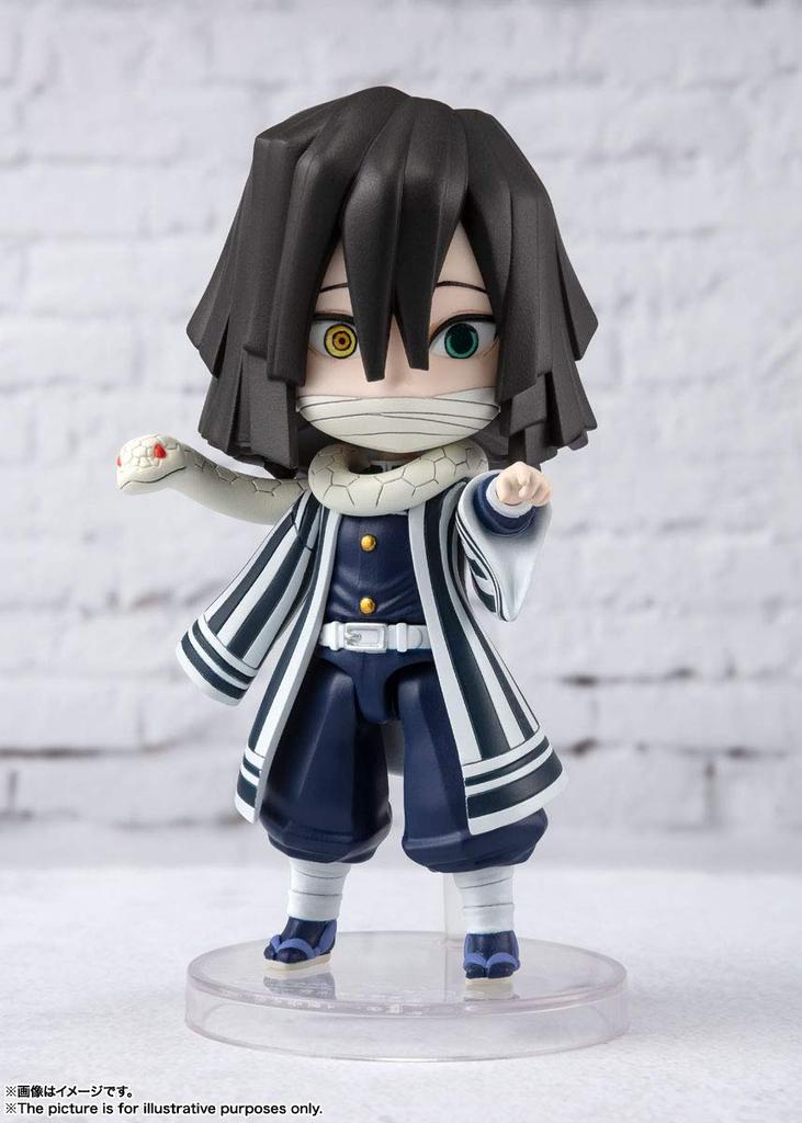TAMASHII NATIONS Figuarts Mini Demon Kimetsu No Yaiba Iguro Kobanai Approximately 90mm Painted Movable Figure 197427 Slayer PVC/ABS