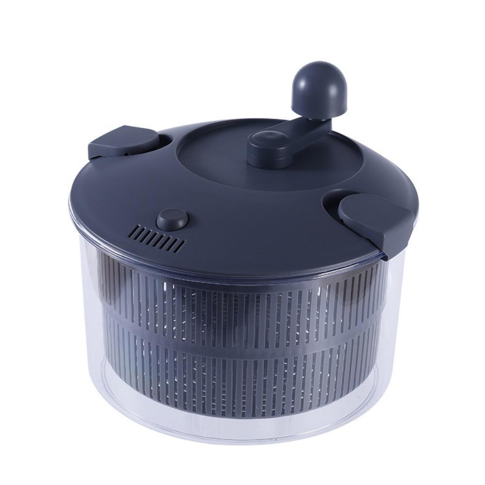 PP Material Vegetable Dehydrator Large Capacity Fruit Food Dehydrator Salad Washer  Household Use серый