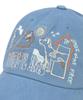 WACKY WILLY Graphic Ball Cap Sky Blue