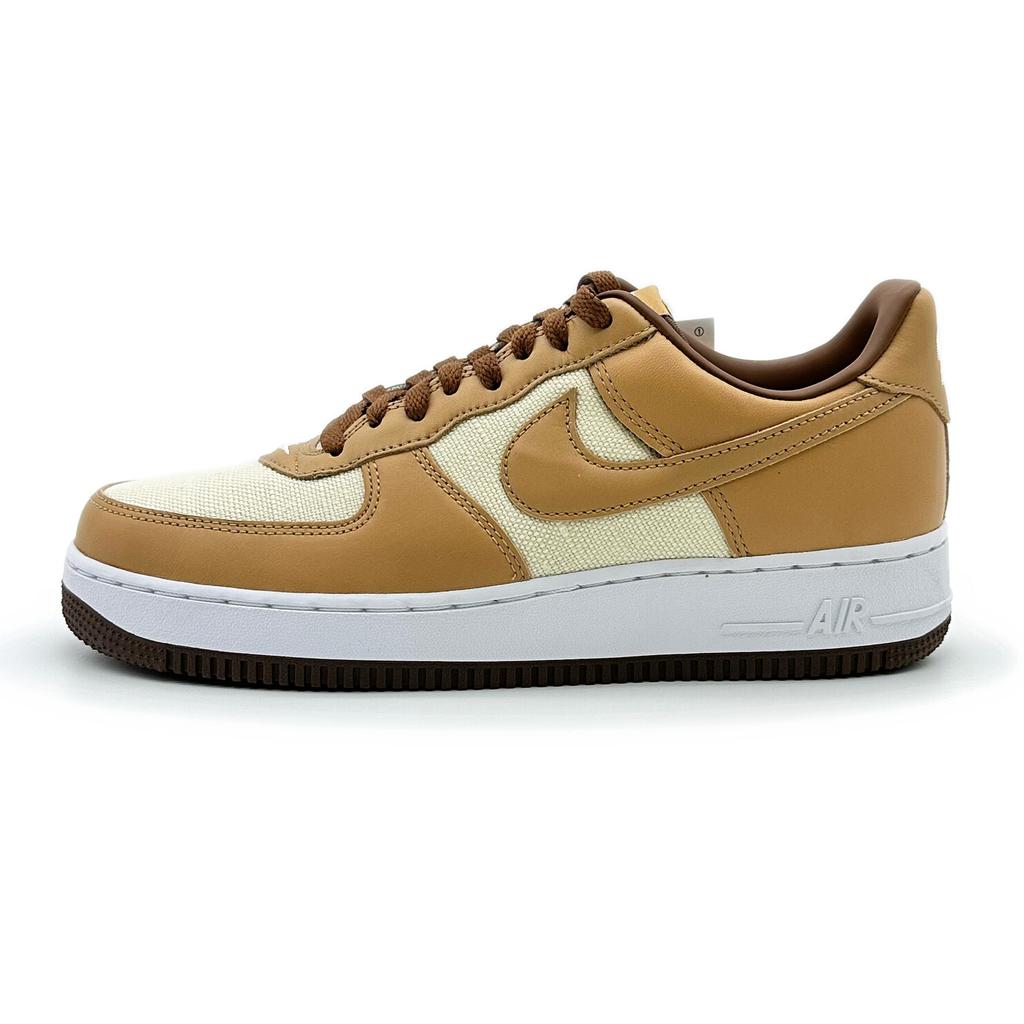 DJ6395-100 Nike Air Force 1 Low Acorn Underbrugh Beige Tan Canvas (Men's)