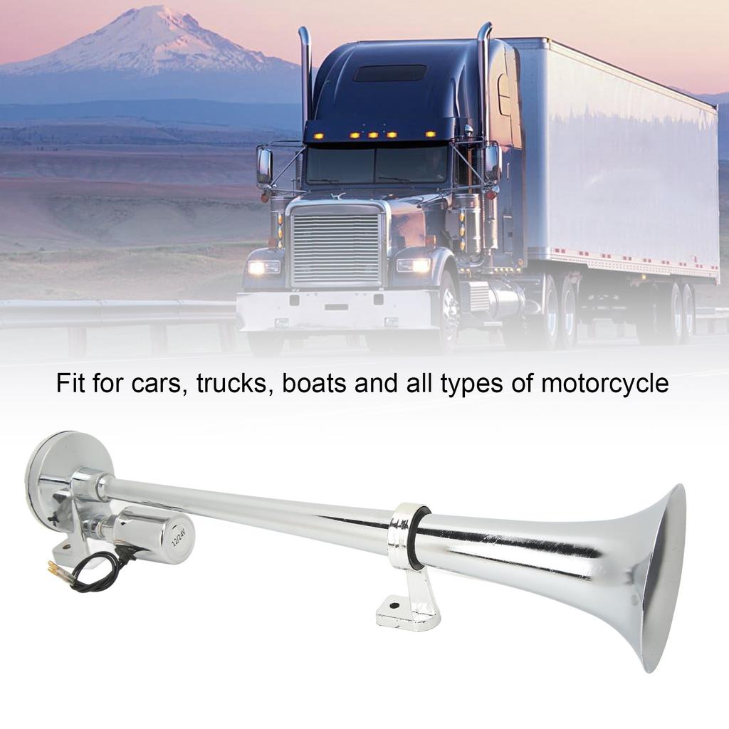 Horn, Single, Horn 150DB 12V Super Trumpet Compressor Loud Truck Fit for Cars Trucks Boats Motorcycles
