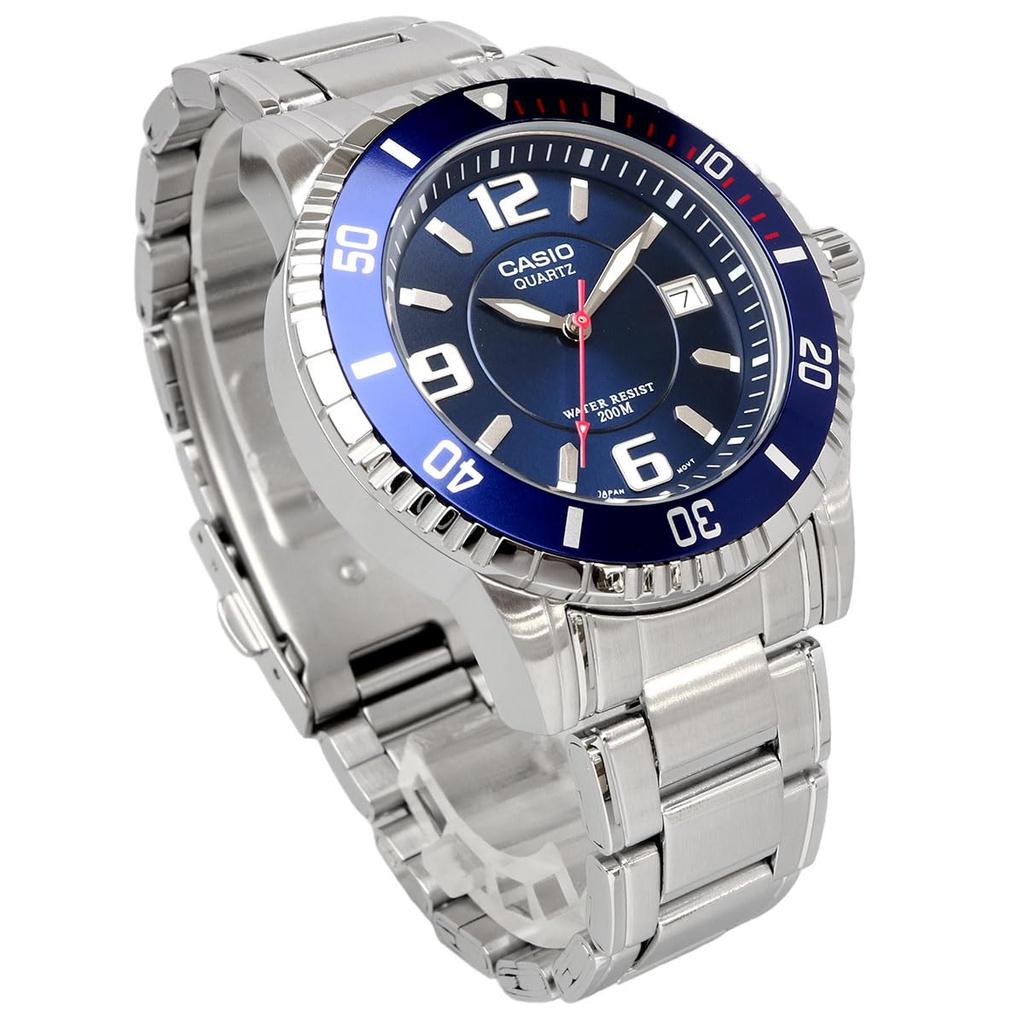 Casio Standard Men's Quartz Watch MTD-1053D-2AV 20 Bar Water Resistant Blue