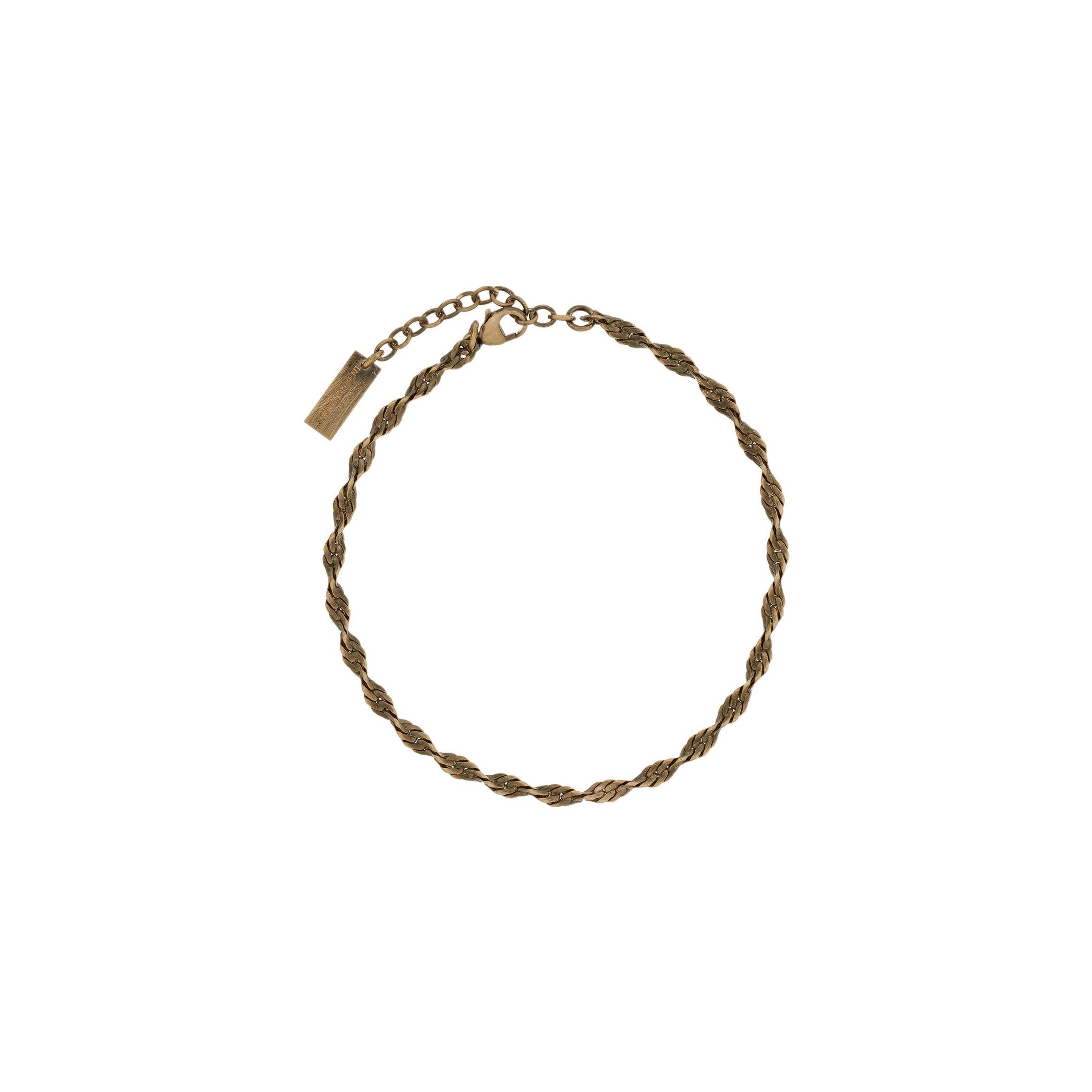 Браслет-цепочка Yves Saint Laurent Спираль Женский браслет Золотой 682698Y15008025 M