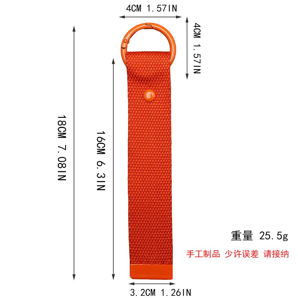 Korean Handmade Webbing Cloth Sticker Diy Pendant Keychain Bag Pendant Dopamine Ins Polyester Pendant