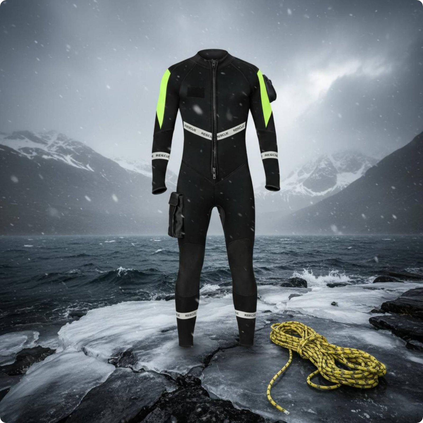 Operational Wetsuit Cold Protection Reflective Neoprene