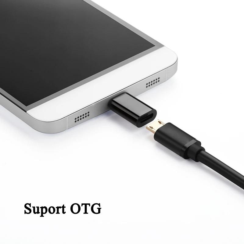 Micro USB female to Type C male Type-C Adapter Charger Data Sync USB-C Converter for Samsung Xiaomi Huawei OPPO