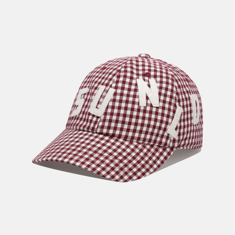 

SUNLOVE Staccato Cap Wine Gingham OS