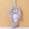 Soft Cute Cartoon Coral Fleece Hanging Hand Towel - Absorbent Kitchen Wiping Cloth