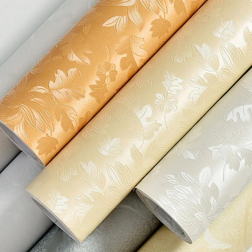 Vine Flower Pattern Self Adhesive Wallpaper Kitchen Waterproof Oil Resistant Decorative Wallpaper Self Adhesive