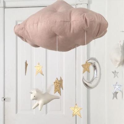 Babyzimmer Stoffzelt Wolke Mond Regentropfen Wandbehang Zimmer Ornament Szene Photogray Prop Home Decor