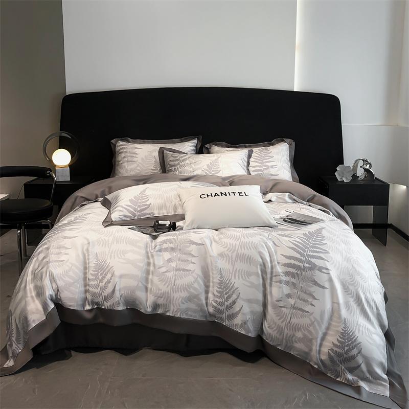 

Svetanya Комплект постельного белья из лиоцелла Лесные растения Леопардовый принт Комплекты пододеяльников Простыня Наволочки Нижнее белье Постельное белье Flat sheet Set&Queen