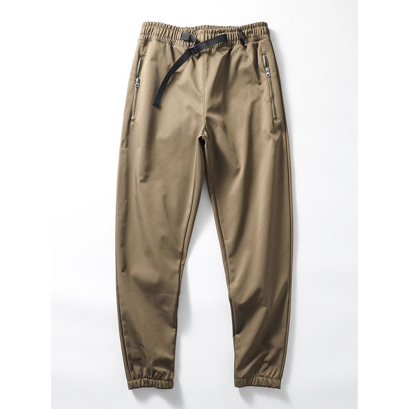 Tactical Pants Fleece-lined Thick Windproof Outdoor Work Clothes Soft Case Army Green L