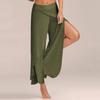 Plus Size Chiffon Palazzo Pants with Wide Leg Flare for Yoga and Casual Wear In 10 Colors