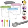 Ice Cream Maker Cups with Lids Reusable Can Store Ice Cream Pints Containers with Sealing Easy To Clean Ice Cream Storage Box