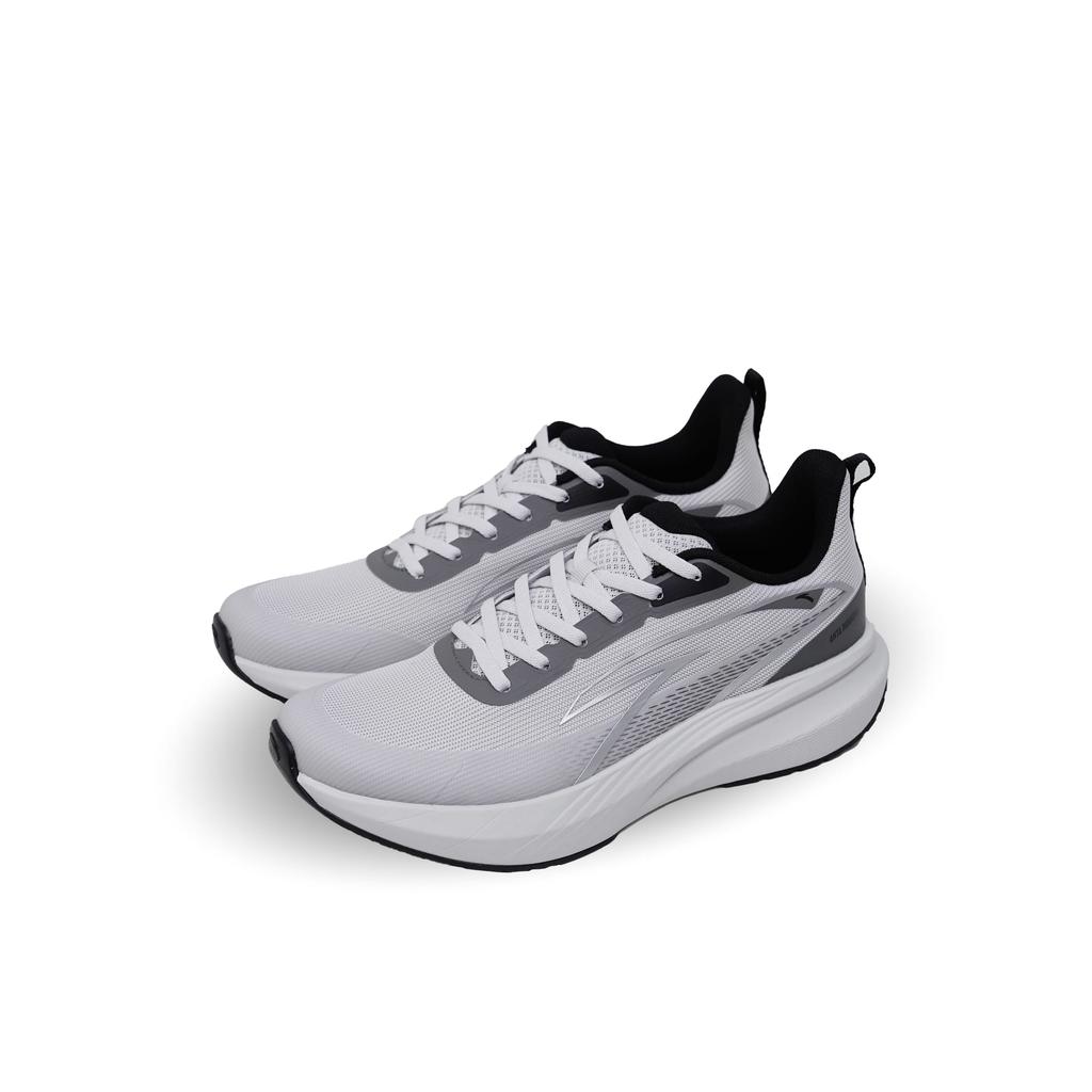 Anta Cloud Trace PRO Fabric Cushioning, Wear Resistant Low Top Casual Running Shoes Men's Cumulus Gray 112545522R-4
