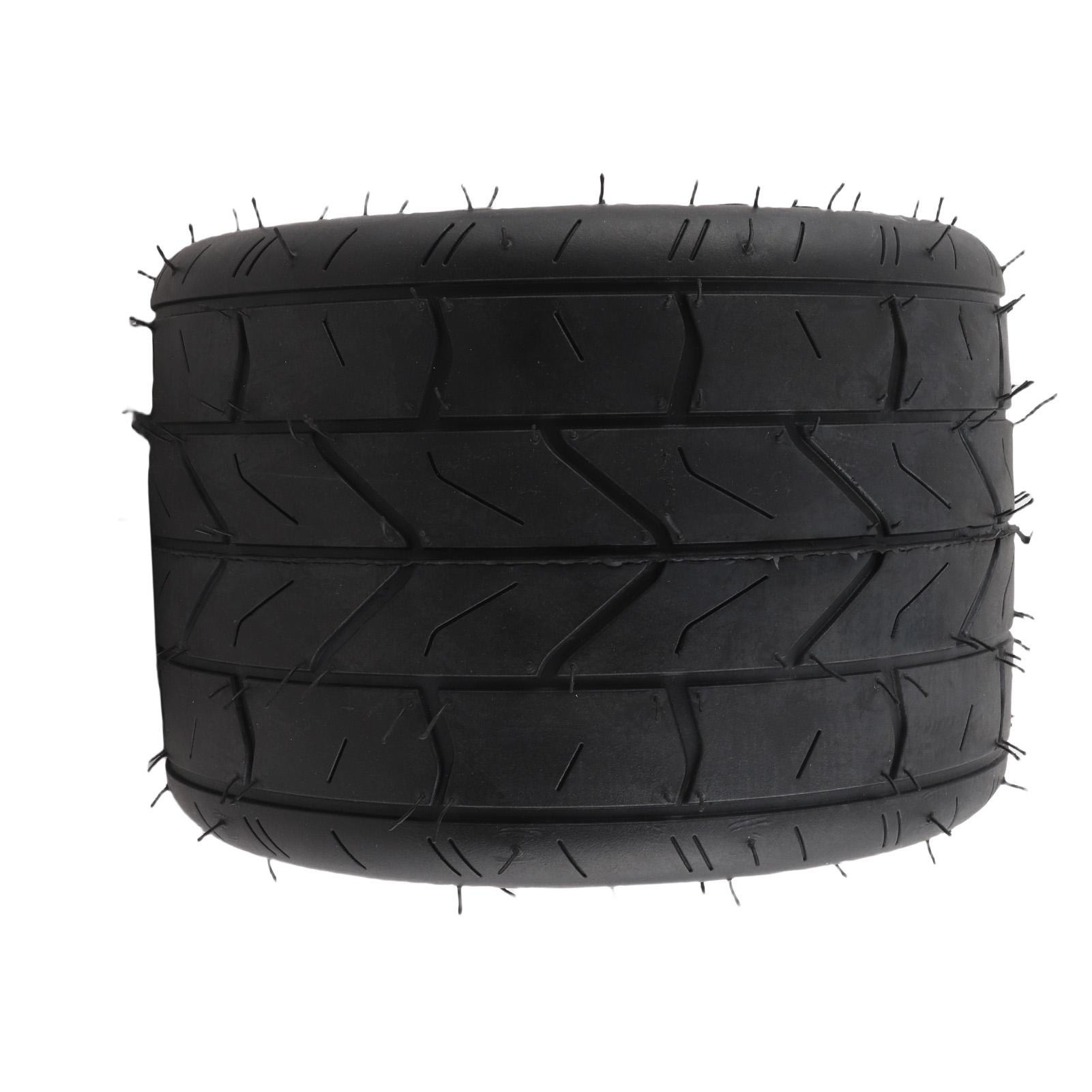 10 Inch Verbreed Band 10x6.00‑5.5 Motorfiets Vacuüm Tubeless Band voor Elektrische Scooter Motor black