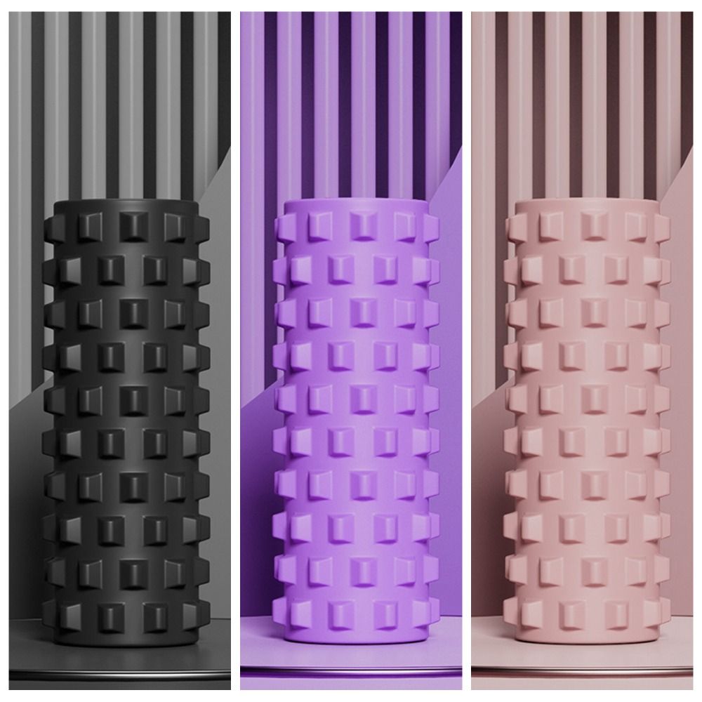 High Density Yoga Pilates Foam Roller Trigger Point Fitness Yoga Column  Exercise