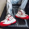 Fashion Men's 2025 Spring Mesh Breathable Thick Soled Casual Shoes Outdoor Hiking Height Increasing Comfortable Non slip Sports Sneakers