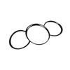 Carbon Fiber Color Dashboard Oil Meter Circles Frame Decoration Sticker Trim For Porsche Macan 2014-21 Interior Car Accessories