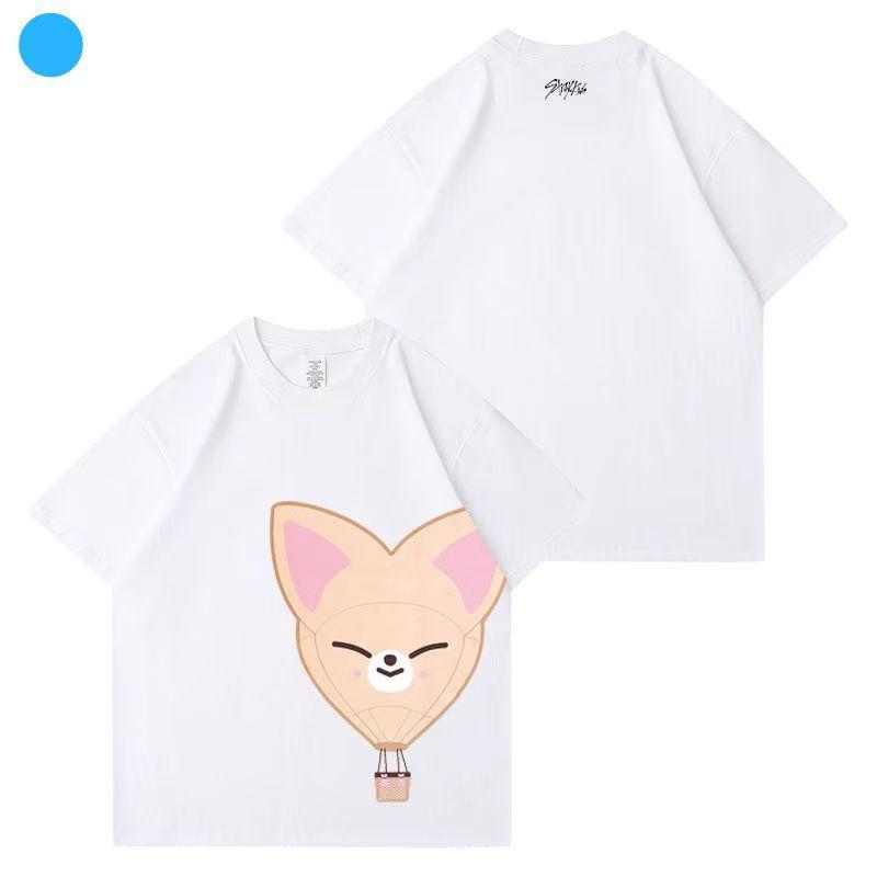 

Straykids 5SATR концерт skzoo FashionE KARMA футболка Kop star SK M білий