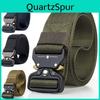 Men Tactical Belt With Automatic Buckle For Outdoor Military Training And Casual Wear