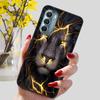 Fashion Lovely Cute Black TPU Silicone Phone Cover for Motorola Moto G Stylus 4G 5G 2022 Protect Soft Bumper Shells Coque Capa