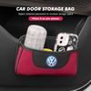 For Volkswagen VW Paste Arbitrarily Car Door Storage Bag Seat Back Side Door Box Passat Golf 4 5 6 Tiguan Polo Scirocco Jetta CC