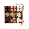 Christmas Felt Balls Decoration Handmade Lightweight Party Gift Ornaments Hanging