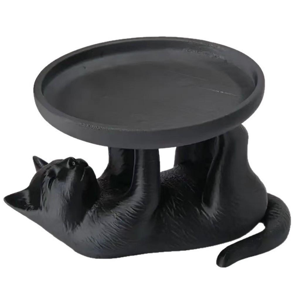 Cat Shape Jewelry Storage Tray Large Capacity Ring Holder Creative Mini Key Tray  Home Ornaments
