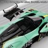 1:32 Valkyrie Vulcan Model Sports Car Toy Alloy Diecast Pull Back Models Cars Collection Vehicles Sound Light Kids Toys Gifts