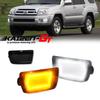 Canbus Switchback Amber Yellow LED Front Bumper Turn Signal Lights W/ White DRL / Driving Lights For 2003-2005 Toyota 4Runner