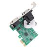PCIE Serial Card Minus40 to 85 celsius  2 Port PCI Express X1 to DB9 COM RS232 Converter Adapter Controller for Win
