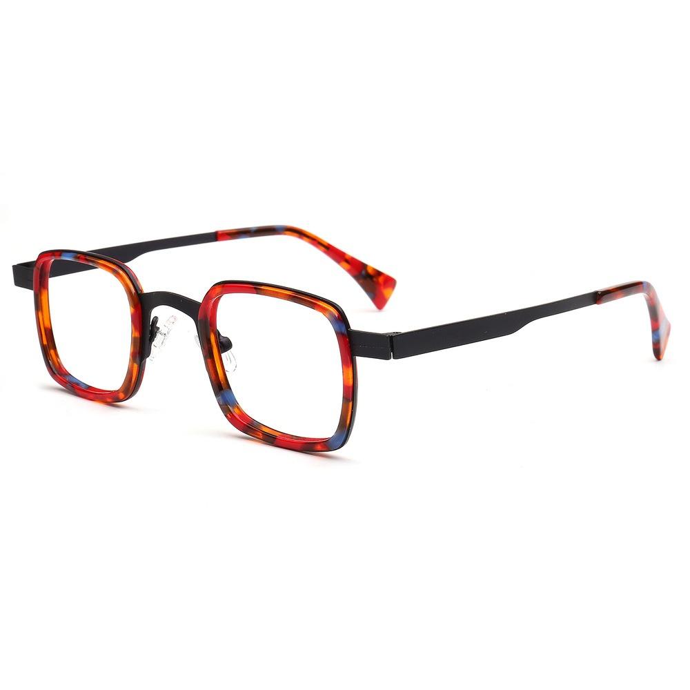 Acetate Titanium Glasses Frame for Men Women Brand Design Retro Vintage Square Eyeglasses frames High Quality male Eyewear