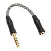 2.5mm Female to 4.4mm Male Sound Cable Single Crystal Copper Headphone Adapter Cable for Phones Speakers 14cm   5.5in