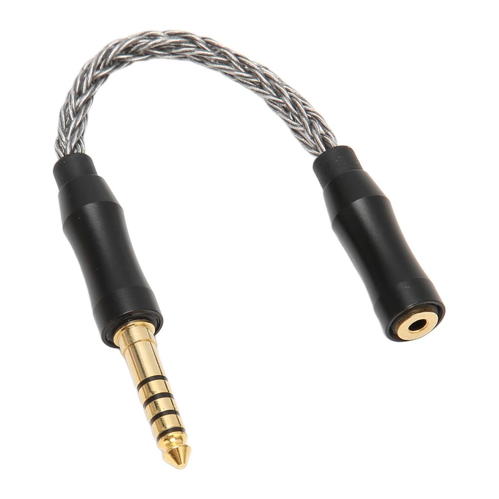 2.5mm Female to 4.4mm Male Sound Cable Single Crystal Copper Headphone Adapter Cable for Phones Speakers 14cm   5.5in