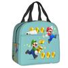 Mario Super Mario Lunch Bag Elementary School Student Insulated Lunch Box Handheld Meal Bag Ice Pack
