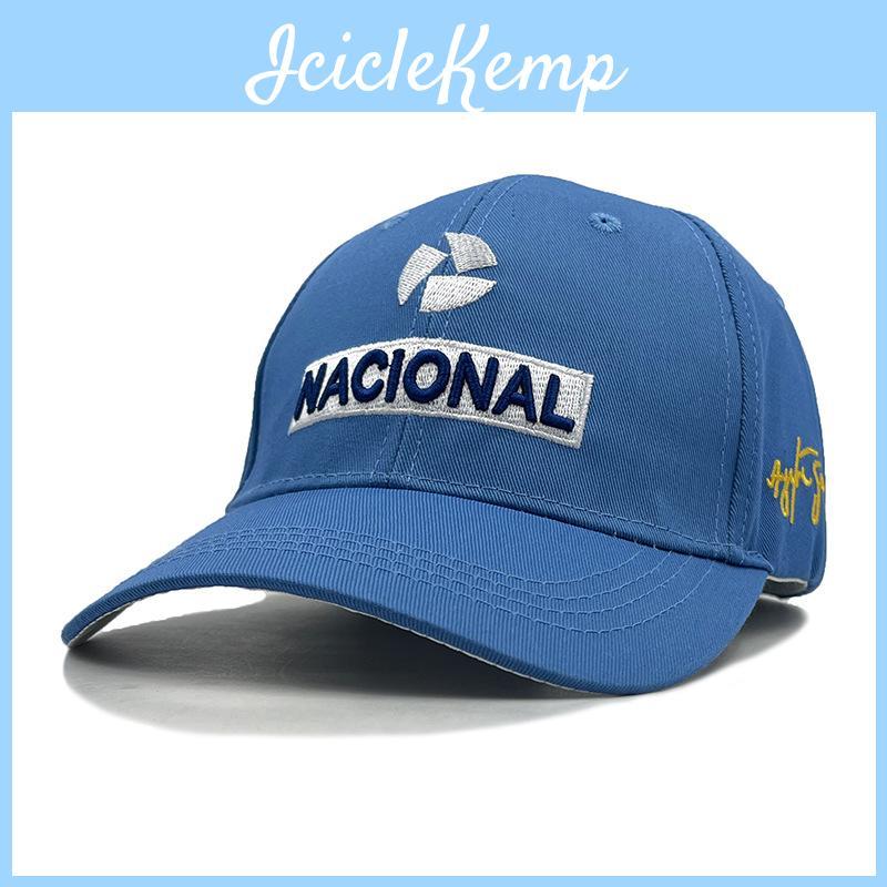 Ayrton Senna Racing Cap With Embroidery For Outdoor Sun Protection And Wind Resistance