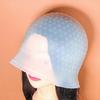 Silicone Hair Coloring Highlighting Cap for Salon Hair Dyeing and Styling Tool, Hairdressing Accessory