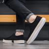 Men's Shoes Summer Breathable Lazy Casual Shoes Versatile Board Shoes Men's Cloth Shoes Sailing Shoes Men Sweat-Absorbant