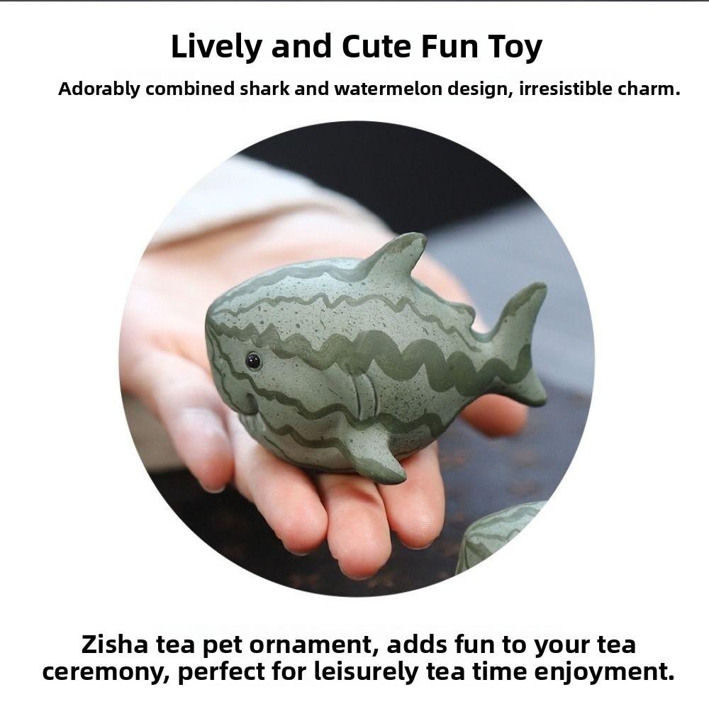 Cute Tea Play Figurine Toy Handmade Miniatures Sculpture Tea Ceremony Accessories Tea Statue  Gift