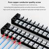 1Pcs Dual Row Barrier Screw Terminal Block Wire Connector 15A 600V For Tb Series 3 4 5 6 8 10 12 15 Positions Ways
