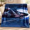 Hyuga Hinata blanket Flannel Blanket Soft Cozy Plush Throw for Sofa Bed Lightweight Home Decoration Outdoor camping
