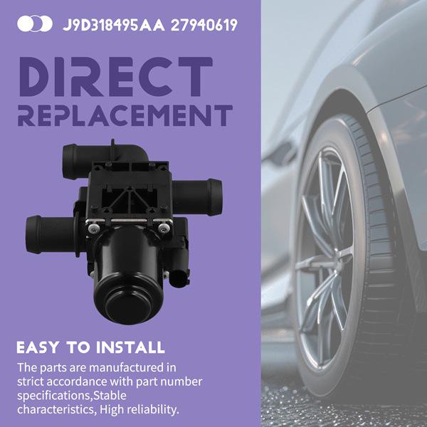 Electric Water-Cooled Valve J9D3-18495-AA for Jaguar I-PACE X590