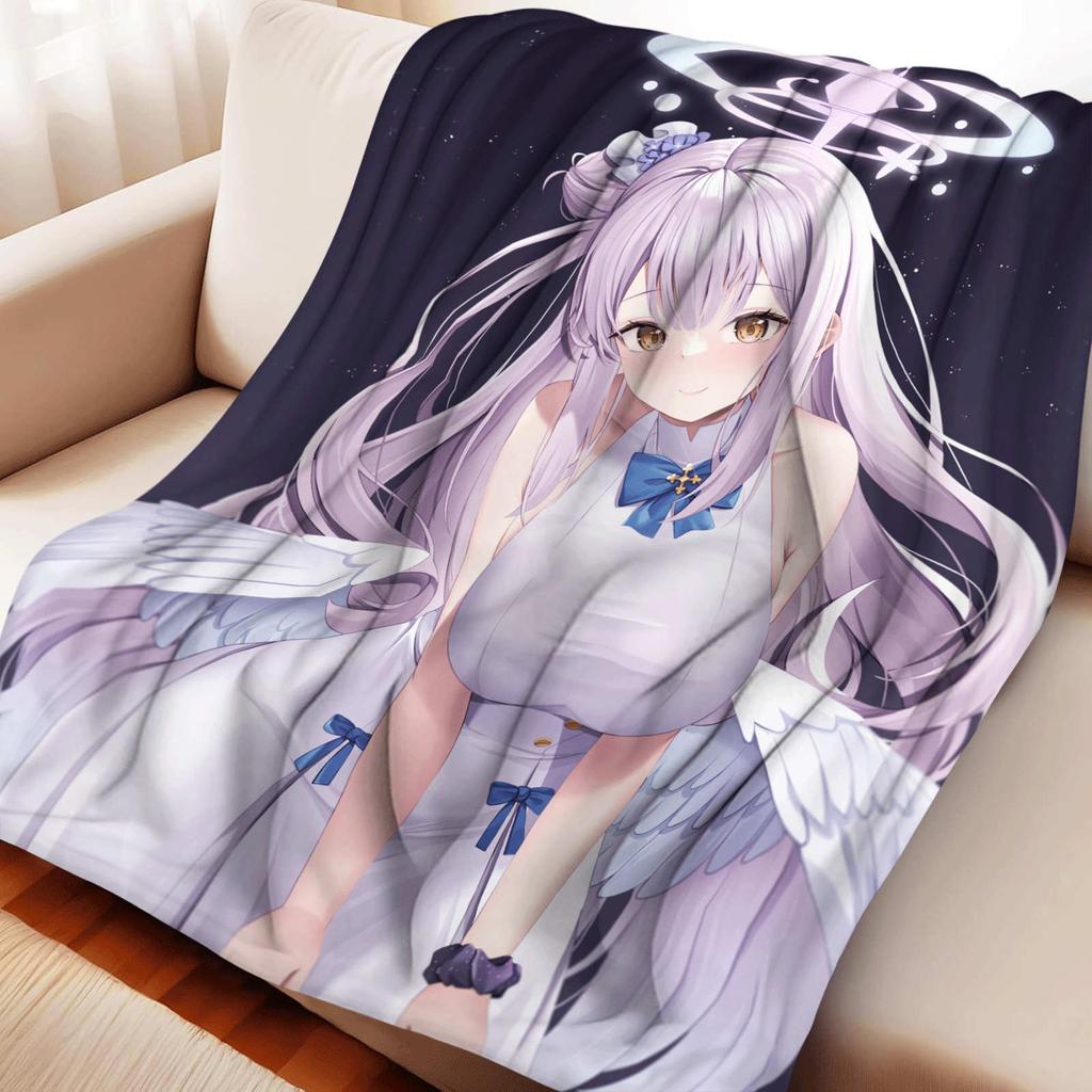 Cartoon Kitagawa Marin Furina Flannel Blanket Cover Warmth Soft Anime Blanket Multifunctional Decor Home Universal Blankets