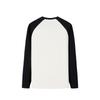 Anta Cotton Loose Comfortable Trendy Printed Color Block Casual Long Sleeve T-Shirt Women Tops 962548401-2