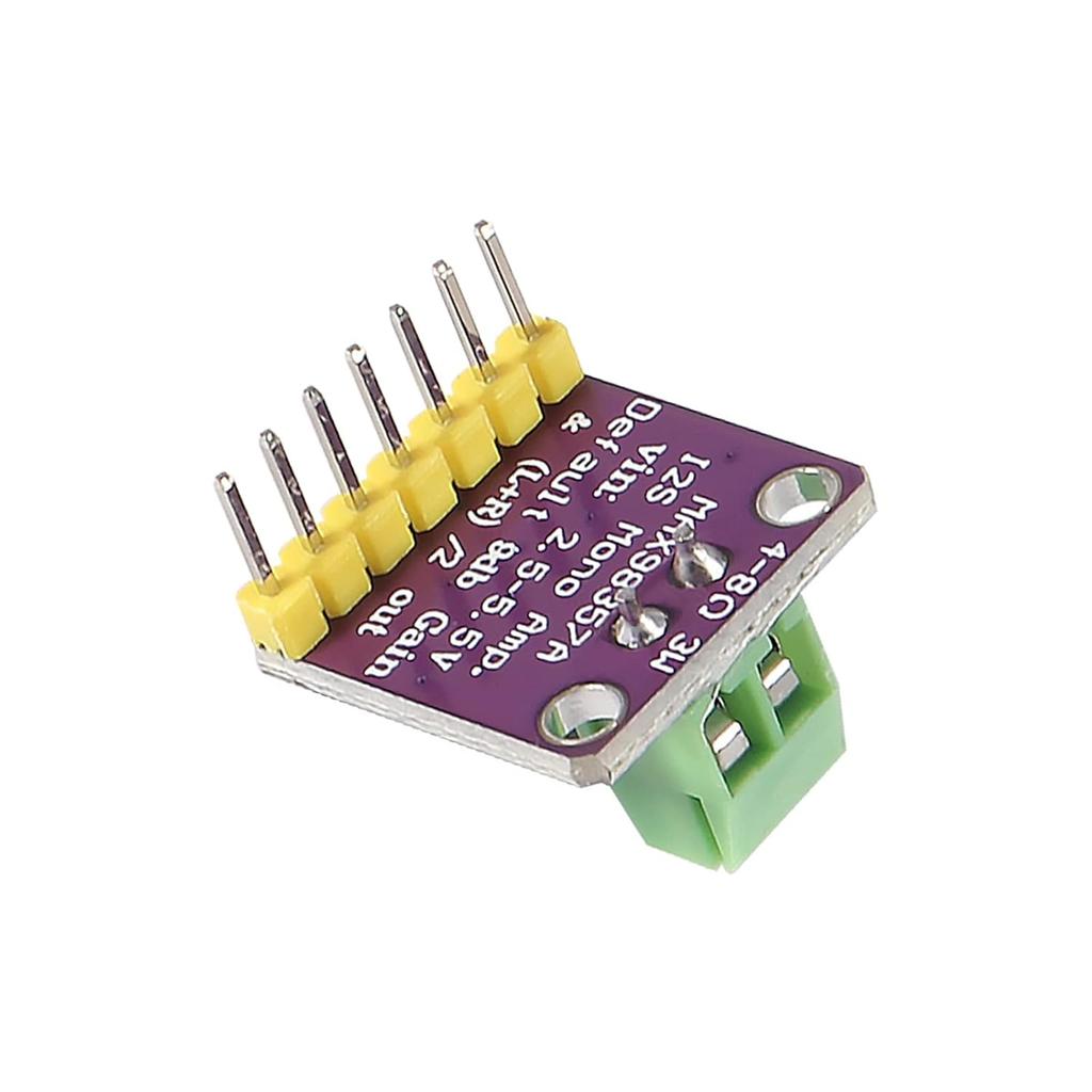 AITRIP 3 PCS MAX98357 Audio Power Amplifier Module I2S Class D Filterless Audio Amplifiers Board for Arduino, Raspberry Pi, ESP32 (Welding)