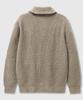 LEMAIN SECOND Oversized Voluminous Washable Half-Zip Hacci Knit [Beige]