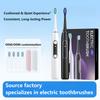 YBK Waterproof Ultrasonic Sonic Electric Toothbrush USB Wireless Rechargeable Soft Teeth Whitening Brush for Household Use