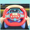 Simulation Car Steering Wheel Toy With Light And Sound For Kids Playroom Fun