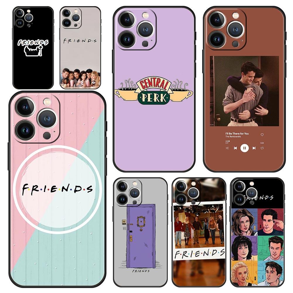Friends Phone Case Cover for iPhone 17 16 15 14 13 12 Pro Max 11 Pro Max 17 AIR Plus Shockproof Soft TPU Shell Fundas Capas Bags